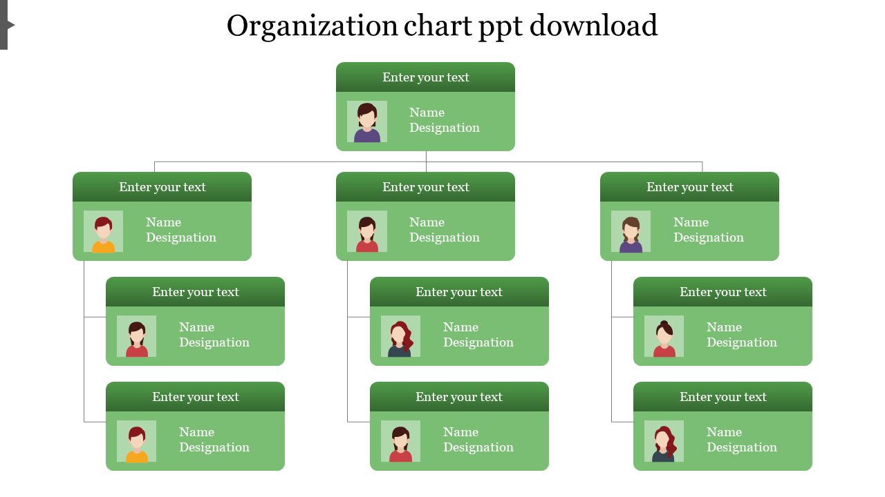 organization chart template powerpoint